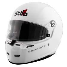 Details About Stilo St5f N Composite White Race Car Helmet Lid Without Fhr Posts Xxl 63cm