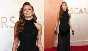 Miley Cyrus Embraces Romantic Gothicism in McQueen Gown at Oscars 2025