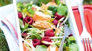 Recette Salade De Langouste A La Vanille Jeunes Pousses Pomme Verte Et Framboises Recettes Les Entrees Picard Salade De Langouste Recettes De Cuisine Pomme Verte