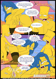 Marge Simpson and Bart porn comics