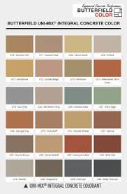 7 Best Integral Color Color Charts Images Concrete