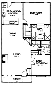 Plans like this are perfect for four people or for a small family. Country Style House Plan 2 Beds 2 Baths 1350 Sq Ft Plan 30 210 Two Bedroom House Country Style House Plans 2 Bedroom House Plans