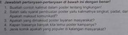 Terdapat beberapa syarat agar suatu kalimat bisa disebut sebagai kalimat efektif. 1 Buatlah Contoh Kalimat Dalam Poster Tentang Lingkungan 2 Salah Satu Syarat Pembuatan Poster Brainly Co Id