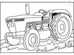 Free printable tractor coloring pages for kids. 1001 Kleurplaten Voertuigen Traktor Kleurplaat Traktor