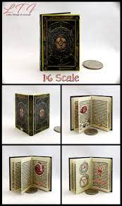 1:6 Scale BOOK OF CAGLIOSTRO Readable Illustrated Miniature - Etsy