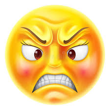 Emoticon Enojado Emoji Stock De Ilustracion Emoticonos Emoticon Enojado Emojis Tristes