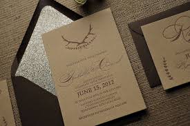 Rustic Glam Wedding Invitations Glitter And Kraft Rustic Glam Wedding Wedding Invitations Letterpress Wedding Invitations
