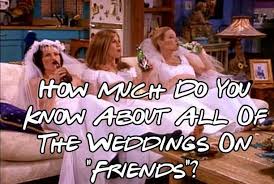 Photo by kt merry have you ever mused about getting a celebrity to come to your wedding? How Much Do You Know About All Of The Weddings On Friends
