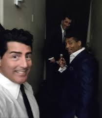 Drew Anthony with Kyle Diamond and Chris Jason, backstage at the Copa Room.  (before you know) its blurry because we're drinking.