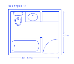 Bathroom layouts dimensions & drawings. Bathroom Layouts Dimensions Drawings Dimensions Com
