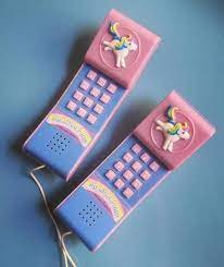 my little pony telephone and unicorn imageの画像 レトロ ピンク おもちゃ
