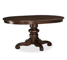 Tivoli Extending Pedestal Dining Table Potterybarn Pedestal Dining Table Oval Table Dining Dining Room Table
