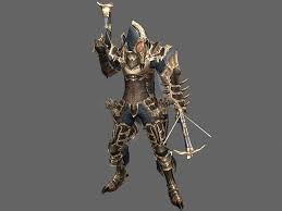 Diablo Iii Character Male Demon Hunter 3d Model Fantasy Character Design Demon Hunter Character Modeling