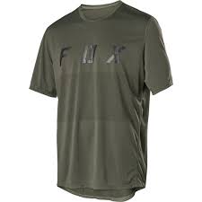 fox trail jersey short sleeve ranger olive green