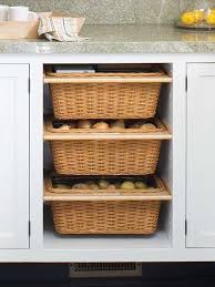Remove the shelf by tilting it up on one end and sliding out. Slide Out Storage Redoing Your Kitchen Cabinets Consider Adding A Couple Of Slide Out Baskets Whic Kitchen Cabinet Storage Diy Kitchen Storage Onion Storage