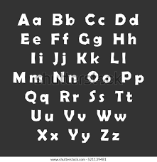 Identify uppercase and lowercase letters. Uppercase Lowercase Letters Alphabet Isolated On Stock Vector Royalty Free 521139481 Shutterstock