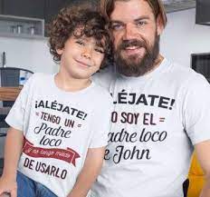 >¿harto de tus sencillas camisetas de hombre sin colores? Camisetas Combinadas Para Padres E Hijos Tenvinilo