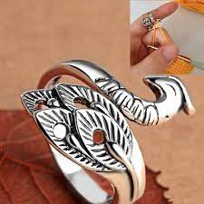 The crochet loop cao yong embossed craftsmanship. The Peacock Shape Adjustable Ring Knitting Loop Crochet Loop Knitting Rings Accessorie Wish