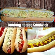 Footlong Hotdog Sandwich With Coleslaw Hotdog Sandwich Hot Dogs Hot Dog Recipes