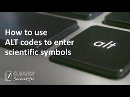 How To Save Time By Using Keyboard Shortcuts For Scientific Symbols Clearly Scientific