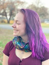 Black Rainbow Cowl, Cowl, Scarf, Bamboo Yarn, Knit, Knit Cowl, Rainbow,  Pride, Fall, Gift for Her, Gift for Mom, Gift, Cowls, Fall Fashion