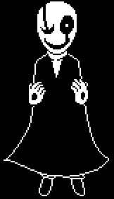 Decided to make a gaster sprite. Gaster Battle Sprite Gif By Mishakiara On Deviantart