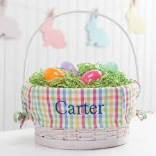 Easter is just round the corner and it brings along another wonderful chance for you to be with your family and friends and have fun. 16 Personalized Easter Baskets Cute Monogrammed Easter Basket Ideas