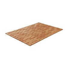 The right floor coverings feel pleasant underfoot and help to keep floors dry all while enhancing the overall look of the sink tub overstock your online bath mats rugs store. Bamboo Eco Friendly Natural Wooden Non Slip Roll Up Lattice Design Bath Mat Brown Hastings Home Target