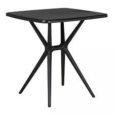 Made from polypropylene with gas injection molded legs. Sklum Table Square Enno Polypropylene Plastic Square Contemporary Style Indoor And Outdoor Use Matt Finish Outdoor Tables Aliexpress