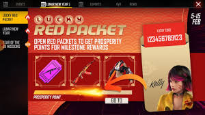 The exclusive items can usually be obtained from the redeem codes usually have a specific limit placed on them. Free Fire Lucky Red Packet Event How To Get Red Packet Token Youtube