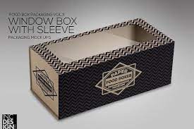 box window sleeve packaging mockup graphic design free bottle ideas
