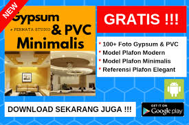 Desain plafon bambu sederhana berkonsep modern Desain Plafon Gypsum Pvc Rumah Minimalis Von Permatastudio Android Apps Appagg
