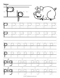 practice tracing the letter p worksheets 99worksheets