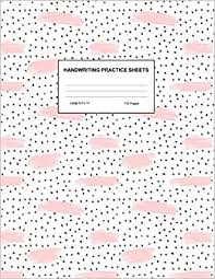 This is a printable frame of the ten commandments written in cursive font, with a pretty stained glass flower border. Handwriting Practice Sheets Cute Blank Lined Paper Notebook For Writing Exercise And Cursive Worksheets Perfect Workbook For Preschool 3rd And 4th Grade Kids Product Code A4 2202 Nicholson Maia Amazon De Bucher