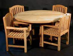 Maybe you would like to learn more about one of these? Teak Patio Set Dining Teak 60 Inch Round Table And 6 Chairs