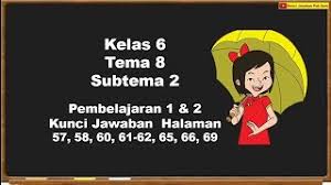 Kunci jawaban tema 8 kelas 6 halaman 60. Kunci Jawaban Kelas 6 Tema 8 Halaman 57 58 60 61 62 65 66 69 Youtube