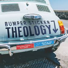 High quality printing on durable, weather resistant vinyl. Bumper Sticker Theology Big Idea Series