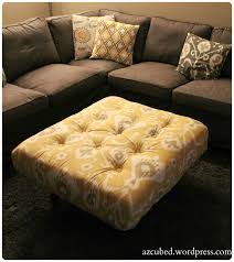 It was horribly dirty, and the finish was cracked and dull. Diy Tufted Ikat Ottoman From Upcycled Pallet With Tutorial Domestic Superhero