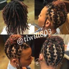 Pin By Nae On Loc Styles By Tlwill Short Dreadlocks Styles Short Locs Hairstyles Dreads Styles For Women
