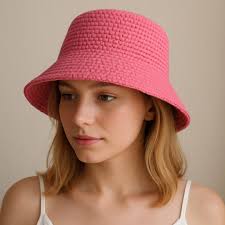 Crochet Bucket Hat Pattern Summer Wide Brim Hat Tutorial Digital PDF for  Women DIY Handmade Accessories Beginner Friendly Sun Hat Project