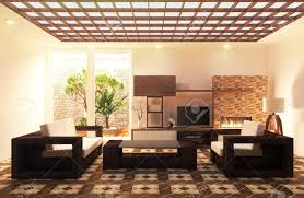 Modern tv wall mount stand decoration ideas / modern tv stand. Tv Room Floor Wood Tiles On Wall Design With Wooden Cabinet Stock Photo Picture And Royalty Free Image Image 110171779