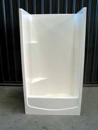 Mix your vinegar with baking soda you don't want to scrub your fiberglass walls or scrape the shower door, because it can leave scratches. Fibreglass Shower Enclosure 1000x785mm Bdw Bathrooms Kitchens Tiles
