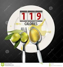 Vecteur Des Calories En Une Huile D Olive De Cuilleree A Soupe Illustration De Vecteur Illustration Du Olive Cuilleree 59697936