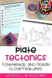 Exploring Plate Tectonics Landforms Surface Features Distance Learning Earth Science Classroom Plate Tectonics Ngss