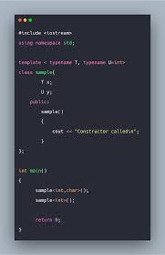 C Templates Example Template Class In C