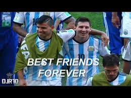 For years the argentine forward has had the name kun on the back of his the barcelona fans have always supported messi, but giving him the nickname la pulga isn't. Leo Messi Kun Aguero L Best Friends Forever L Tribute To Two Great L 720 Hd Youtube