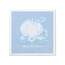 Cinderella Carriage Storybook Princess Napkins Zazzle Com Cinderella Party Decorations Cinderella Birthday Party Invitations Cinderella Birthday Party Decorations
