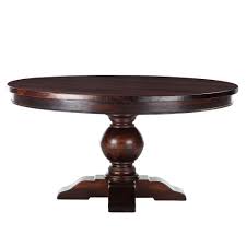 30 standard height or 36 counter height dining tables Chatham Downs 60 Inch Round Dining Table In Brown Mahogany Finish