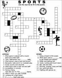 6 Best Images Of Sport Crossword Printable Printable Sports Crossword Puzzles Easy Sports Cros Sports Crossword Printable Sports Printable Crossword Puzzles