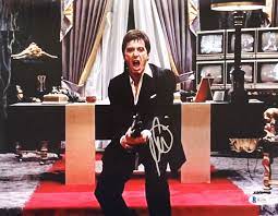(scarface 1983)al pacino's tony montana is one of. Al Pacino Signed Scarface Say Hello To My Little Friend 11x14 Photo Beckett Coa